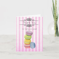 Macarons Pâtisserie Française Aquarelle Pastel Mer