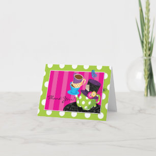 Carte De Remerciements Mad Hatter Tea Party