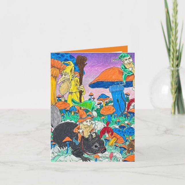 Carte De Remerciements Magic Troll Card (Devant)