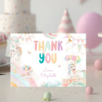 Magique Unicorn Rainbow Pastel Anniversaire