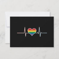 Magnifique LGBT Fierté Gay Battement de coeur Lesb