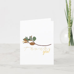 Carte De Remerciements Magnolia Feuille