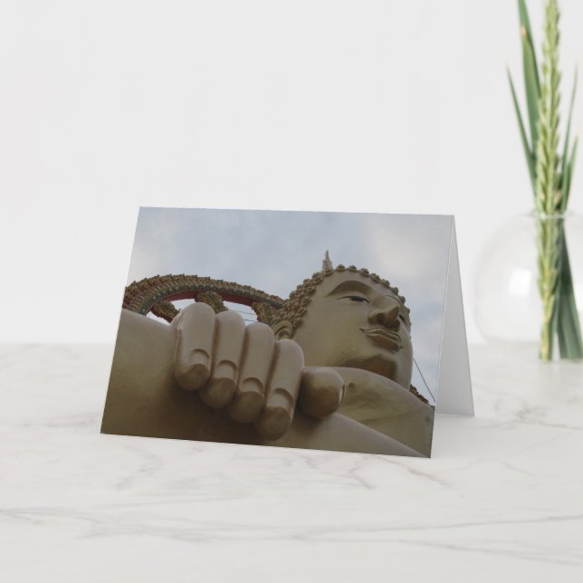 Carte De Remerciements main de bouddha (Devant)