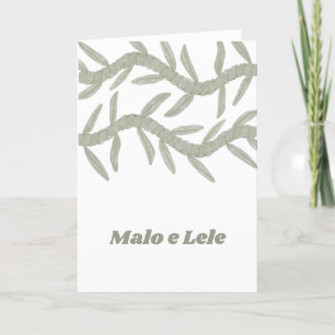 Carte De Remerciements Malo e Lele
