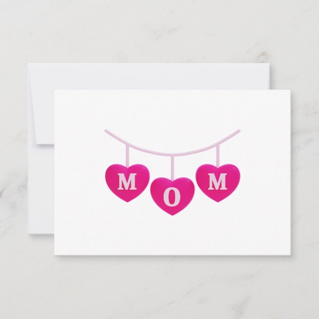 Carte De Remerciements Maman (Devant)