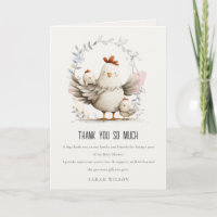 Maman de la ferme mignonne et bébé poussin floral 