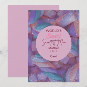 Carte De Remerciements Maman la plus douce du monde 