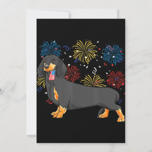 Carte De Remerciements Maman Papa Enfants Amoureux de Doxie Dachshund Mig