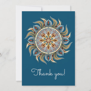 Carte De Remerciements Mandala