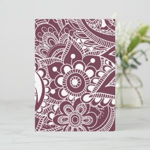 Carte De Remerciements Mandala 44 de luxe