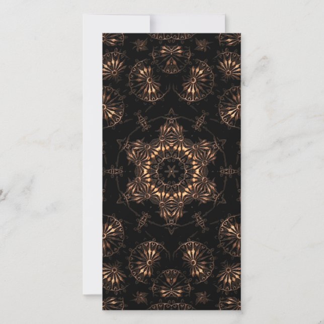 Carte De Remerciements Mandala de l'âge de bronze (Devant)