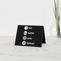 MANGER SOMMEIL GYM RÉPÉTER