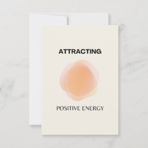 Carte De Remerciements Manifestation, Spiritualité Positive, Affirmation