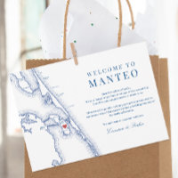 Manteo NC Outer Banks Mariage Bienvenue Itinéraire