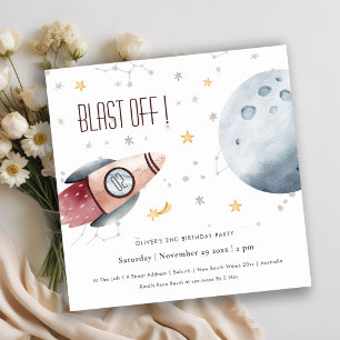 Carte De Remerciements Mare Espace Extérieur Étoiles N'Importe Quel Âge A