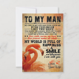 Carte De Remerciements Mari À Mon Super Mari