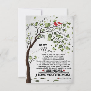 Carte De Remerciements Mari que j'aime tant mari