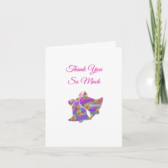 Carte de Remerciements Mariage (Devant)