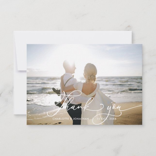 Carte De Remerciements Mariage (Devant)