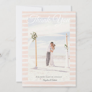 Carte De Remerciements Mariage à destination à St. Tropez