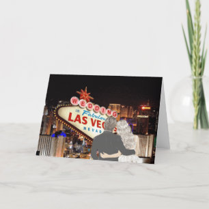 Carte De Remerciements Mariage à Las Vegas Card