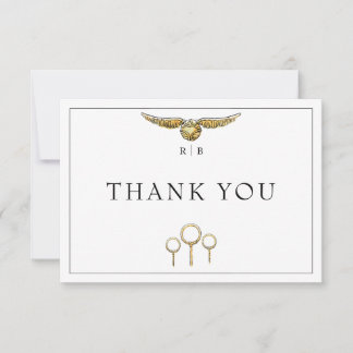 Carte De Remerciements Mariage Aquarelle Magique Harry Potter