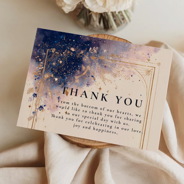Carte De Remerciements Mariage Astrologie Sombre (Créateur téléchargé)
