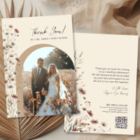 Mariage Bohème Chic Code QR de l'Arche de Fleurs P