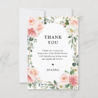 Mariage botanique géométrique rose pâle
