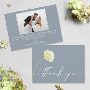 Carte De Remerciements Mariage Chic Watercolor