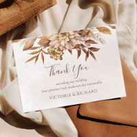 Mariage de automne Floral Boho en terre cuite
