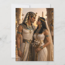 Mariage de couple royal égyptien antique à