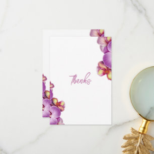 Carte De Remerciements Mariage d'orchidées