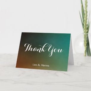 Carte De Remerciements Mariage doux tropique