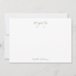 Carte De Remerciements Mariage écriture manuscrite Coquette Arc Sage Fête