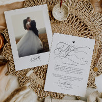 Mariage élégant de typographie de script