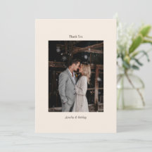 Mariage élégant minimaliste photo personnalisée iv