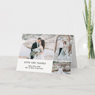 Carte De Remerciements Mariage Éthéré   Remerciement 3 Photo