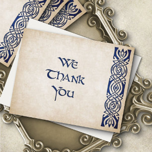 Carte De Remerciements Mariage Fantasy Viking Celtique