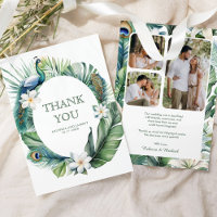 Mariage Floral Paon Indien Tropical