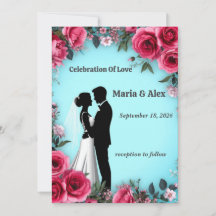 💍 Mariage Floral Turquoise Avec Thème Couple 💍