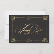 Mariage gothique à l'ancienne orné d'or noir