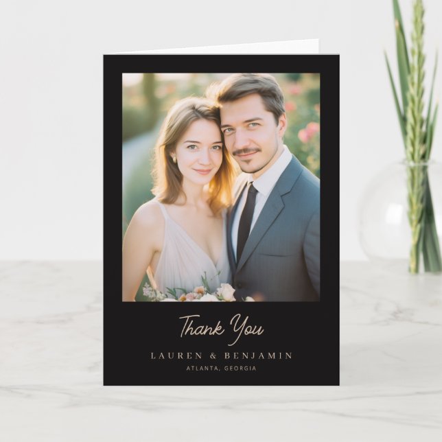 Carte De Remerciements Mariage gothique Paisley Bordeaux (Devant)