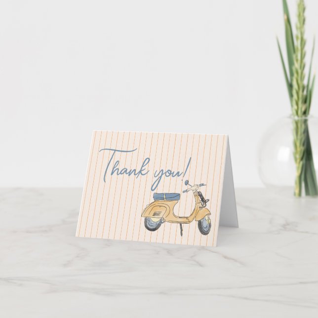 Carte de remerciements Mariage italien (Devant)