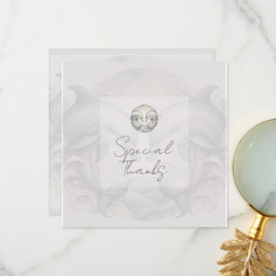 Carte De Remerciements Mariage moderne Whimsy Dolphin