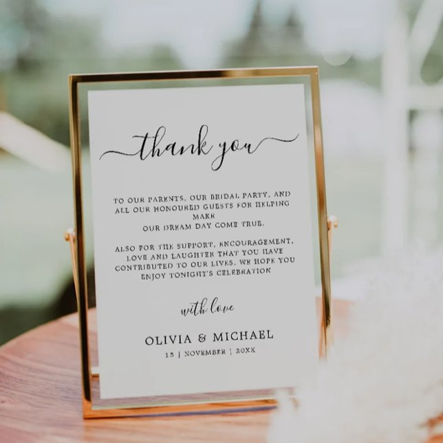 Carte de remerciements mariage, Note de remercieme (Wedding Thank You Card, Printable Thank You Note, Invitation)