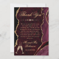 Mariage paillettes rouge et or Agate et marbre