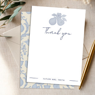 Carte De Remerciements Mariage Parfait avec des Poires   Note de remercie