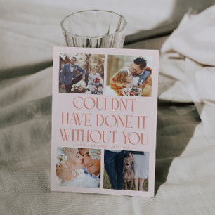Carte De Remerciements Mariage Pas Sans Vous 4-Photo Pêche