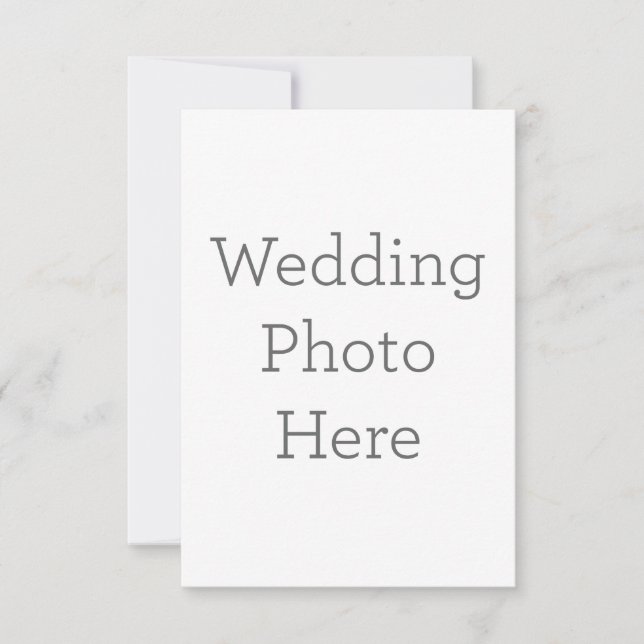 Carte de remerciements simple 8.9 cm x 12.7 cm (Devant)